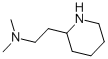 structure of CAS# 60717-49-9, Dimethyl-(2-Piperidin-2-Yl-Ethyl)-Amine;N,N-Dimethyl-2-(2-Piperidyl)Ethanamine;N,N-Dimethyl-2-(2-Piperidinyl)Ethanamine;Dimethyl-[2-(2-Piperidyl)Ethyl]Amine