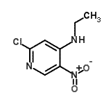 CAS#: 607373-89-7， 2-Chloro-N-ethyl-5-nitro-4-pyridinamine