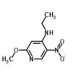 CAS#: 607373-90-0， N-Ethyl-2-methoxy-5-nitro-4-pyridinamine