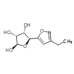CAS#: 607376-21-6， (2R,3R,4S,5S)-5-(3-Ethyl-1,2-oxazol-5-yl)tetrahydro-2,3,4-furantriol