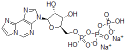 CAS#: 60777-99-3， 3-[5-O-[Hydroxy[[Hydroxy(Phosphonooxy)Phosphinyl]Oxy]Phosphinyl]-beta-D-Ribofuranosyl]-3H-Imidazo[2,1-i]Purine Disodium Salt