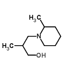 CAS 登录号：60792-85-0， 2-甲基-3-(2-甲基-1-哌啶基)-1-丙醇
