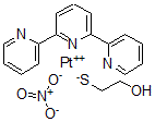 CAS#: 60829-45-0， (2-Mercaptoethanolato-S)(2,2':6',2''-terpyridine- N,N',N'')platinum(1+) nitrate