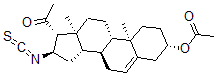 CAS#: 6084-04-4， 16 alpha-Isothiocyanopregnenolone-3-Acetate