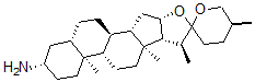 CAS#: 6084-44-2， (25S)-5alpha-Spirostan-3beta-Amine