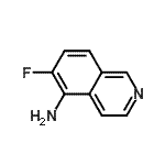 CAS#: 608515-72-6， 6-Fluoro-5-isoquinolinamine
