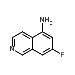 CAS#: 608515-73-7， 7-Fluoro-5-isoquinolinamine