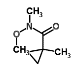 CAS#: 608537-49-1， N-Methoxy-N,1-dimethylcyclopropanecarboxamide