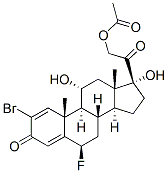CAS#: 60864-62-2， 2-Bromo-6beta-Fluoro-11alpha,17,21-Trihydroxypregna-1,4-Diene-3,20-Dione 21-Acetate
