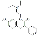CAS 登录号:60883-72-9, 2-(二乙基氨基)乙基 3-(4-甲氧基苯基)-2-苯基丙酸酯
