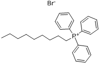结构式 CAS# 60902-45-6, (1-壬基)三苯基鏻溴化物