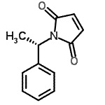 结构式 CAS# 60925-76-0, 1-[(1S)-1-苯基乙基]-1H-吡咯-2,5-二酮