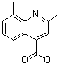 结构式 CAS# 609822-00-6, 2,8-二甲基-4-喹啉羧酸