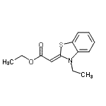 CAS#: 610315-94-1， Ethyl (2Z)-(3-ethyl-1,3-benzothiazol-2(3H)-ylidene)acetate
