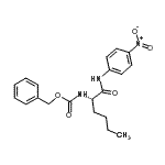 CAS#: 61043-22-9， N<Sup>2</Sup>-[(Benzyloxy)Carbonyl]-N-(4-Nitrophenyl)-L-Norleucinamide