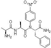 CAS#: 61043-41-2， L-Alanyl-L-Alanyl-N-(4-Nitrophenyl)-L-Phenylalaninamide