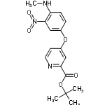 CAS#: 611225-63-9， 2-Methyl-2-propanyl 4-[4-(methylamino)-3-nitrophenoxy]-2-pyridinecarboxylate