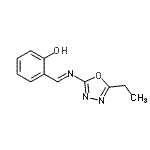 CAS#: 612047-43-5， 2-{(E)-[(5-Ethyl-1,3,4-oxadiazol-2-yl)imino]methyl}phenol