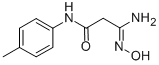 CAS#: 61239-35-8， 2-(N-Hydroxycarbamimidoyl)-N-p-Tolyl-Acetamide