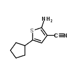 CAS#: 612504-42-4， 2-amino-5-cyclopentyl-thiophene-3-carbonitrile