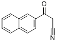 结构式 CAS# 613-57-0, 3-萘-2-基-3-氧代-丙腈
