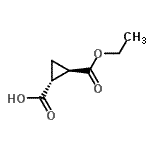 CAS#: 613261-14-6， (1R,2R)-2-(Ethoxycarbonyl)cyclopropanecarboxylic acid