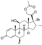 CAS#: 61339-38-6， 17-Bromo-6beta,9-Difluoro-11beta,21-Dihydroxy-16alpha-Methylpregna-1,4-Diene-3,20-Dione 21-Acetate
