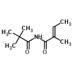 CAS#: 613672-37-0， (2E)-N-(2,2-Dimethylpropanoyl)-2-methyl-2-butenamide