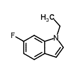 CAS#: 613684-38-1， 1-ethyl-6-fluoro-indole