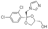 CAS 登录号:61397-58-8, 2-(2,4-二氯苯基)-2-(1H-咪唑-1-基甲基)-(2R,4S)-rel-1,3-二氧戊环-4-甲醇