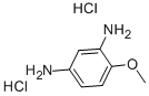 structure of CAS# 614-94-8, 2,4-Diaminoanisole Dihydrochloride;(5-Amino-2-Methoxy-Phenyl)Amine Dihydrochloride;1,3-Benzenediamine, 4-Methoxy-, Dihydrochloride;2,4-Diaminoanisole Dihydrochloride