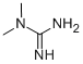 structure of CAS# 6145-42-2, N,N-Dimethyl-Guanidine;(Azaniumylcarbonimidoyl)-Dimethyl-Ammonium Sulfate;(Ammonio-Iminomethyl)-Dimethylammonium Sulfate;(Ammoniocarbonimidoyl)-Dimethyl-Ammonium Sulfate