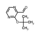 CAS#: 614729-22-5， 3-[(2-Methyl-2-propanyl)oxy]-2-pyrazinecarbaldehyde