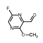 CAS#: 614730-20-0， 6-Fluoro-3-methoxy-2-pyrazinecarbaldehyde