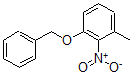 structure of CAS# 61535-21-5, 1-Methyl-2-Nitro-3-(Phenylmethoxy)-Benzene