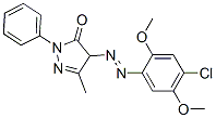 CAS#: 61550-76-3， 4-[(4-Chloro-2,5-Dimethoxyphenyl)Azo]-2,4-Dihydro-5-Methyl-2-Phenyl-3H-Pyrazol-3-One