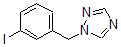CAS#: 615534-73-1， 1-[(3-Iodophenyl)Methyl]-1H-1,2,4-Triazole