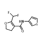 CAS#: 616204-54-7， 2-(Difluoromethyl)-N-(3-thienyl)-4,5-dihydro-3-furancarboxamide