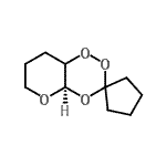 CAS#: 616229-55-1， (4a'R)-Tetrahydro-4a'H-spiro[cyclopentane-1,3'-pyrano[2,3-e][1,2,4]trioxine]