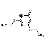 CAS#: 61636-11-1， 6-Ethoxy-2-(Ethylsulfanyl)-4(1H)-Pyrimidinone