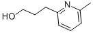 structure of CAS# 61744-43-2, 6-Methyl-2-Pyridinepropanol;3-(6-Methyl-2-Pyridyl)Propan-1-Ol;Inchi=1/C9h13no/C1-8-4-2-5-9(10-8)6-3-7-11/H2,4-5,11H,3,6-7H2,1H