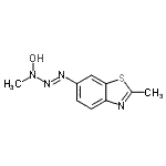CAS#: 61754-79-8， 6-[(1E)-3-Hydroxy-3-Methyl-1-Triazen-1-Yl]-2-Methyl-1,3-Benzothiazole