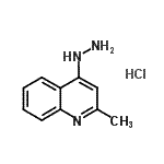CAS#: 61760-54-1， 4-Hydrazino-2-Methylquinoline Hydrochloride (1:1)