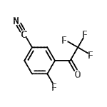CAS#: 617706-17-9， 4-Fluoro-3-(trifluoroacetyl)benzonitrile