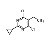 CAS#: 617716-32-2， 4,6-Dichloro-2-cyclopropyl-5-ethylpyrimidine