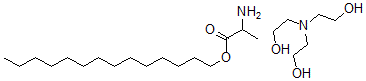 CAS#: 61791-98-8， N-Tetradecyl-beta-Alanine, Compound With 2,2',2''-Nitrilotriethanol (1:1)