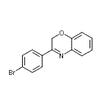 结构式 CAS# 61821-71-4, 3-(4-溴苯基)-2H-1,4-苯并恶嗪