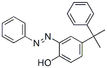 CAS 登录号:61827-72-3, 4-(1-甲基-1-苯基乙基)-2-(苯基偶氮)苯酚