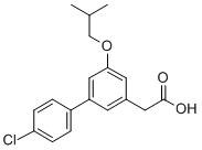 CAS#: 61888-63-9， 4'-Chloro-5-Isobutoxy-3-Biphenylacetic Acid