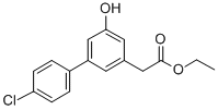 CAS#: 61888-75-3， 4'-Chloro-5-Hydroxy-(1,1'-Biphenyl)-3-Acetic Acid Ethyl Ester